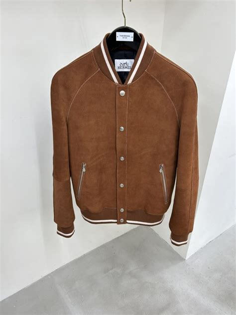 hermes varsity jacket|hermes denim jacket.